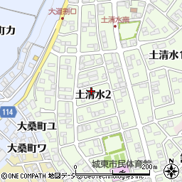 石川県金沢市土清水2丁目233周辺の地図