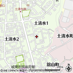 石川県金沢市土清水1丁目174周辺の地図