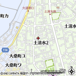 石川県金沢市土清水2丁目221周辺の地図
