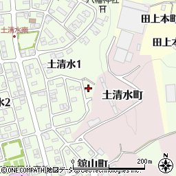 石川県金沢市土清水1丁目122周辺の地図