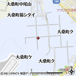 石川県金沢市大桑町中平75周辺の地図