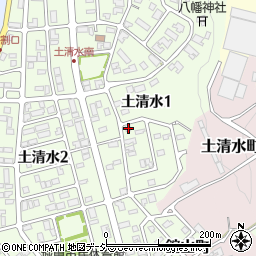 石川県金沢市土清水1丁目177周辺の地図