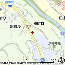石川県金沢市舘町ロ周辺の地図