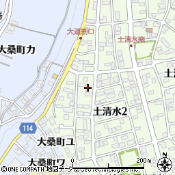 石川県金沢市土清水2丁目196周辺の地図