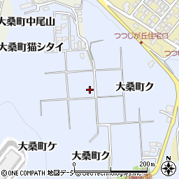 石川県金沢市大桑町中平周辺の地図