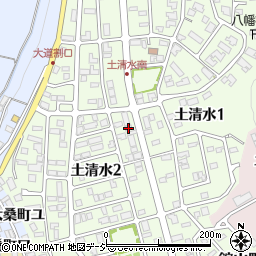 石川県金沢市土清水2丁目300周辺の地図