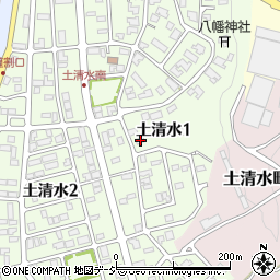 石川県金沢市土清水1丁目213周辺の地図