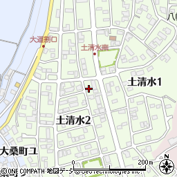石川県金沢市土清水2丁目296周辺の地図