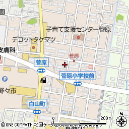 岡田材木店周辺の地図