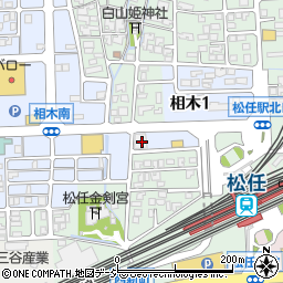 北國銀行松任北支店周辺の地図