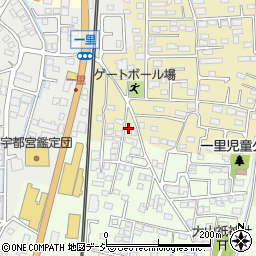 栃木県宇都宮市川田町1215周辺の地図