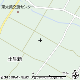 富山県南砺市土生新460周辺の地図