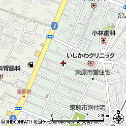 荒井邸_東原町アキッパ駐車場周辺の地図