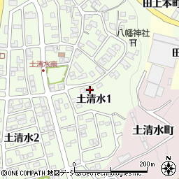 石川県金沢市土清水1丁目222周辺の地図