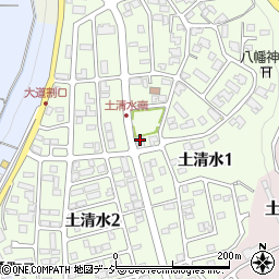 石川県金沢市土清水1丁目296周辺の地図