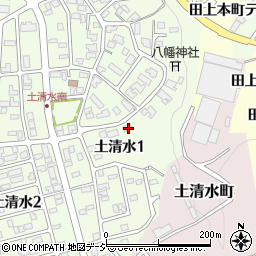 石川県金沢市土清水1丁目225周辺の地図