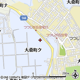 石川県金沢市大桑町猫シタイ12周辺の地図