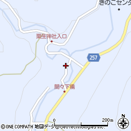 群馬県桐生市黒保根町上田沢555周辺の地図