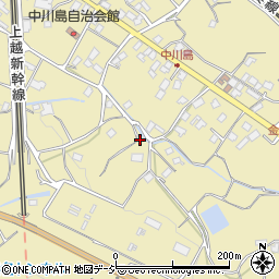 群馬県渋川市川島周辺の地図