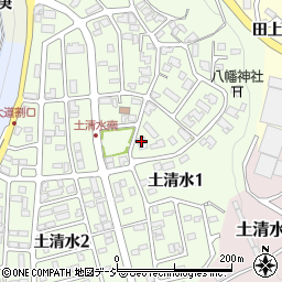 石川県金沢市土清水1丁目292周辺の地図