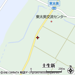 富山県南砺市土生新530周辺の地図