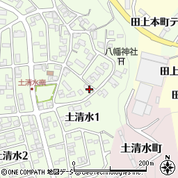 石川県金沢市土清水1丁目281周辺の地図
