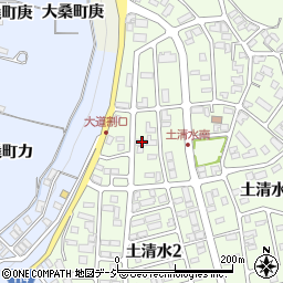 石川県金沢市土清水2丁目86周辺の地図