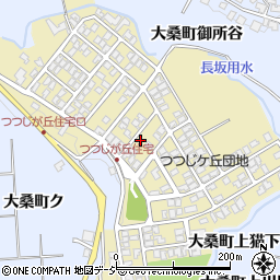 石川県金沢市つつじが丘121周辺の地図