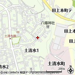 石川県金沢市土清水1丁目280-1周辺の地図