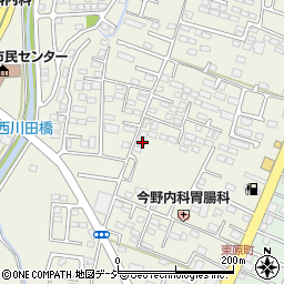 栃木県宇都宮市西川田町953周辺の地図