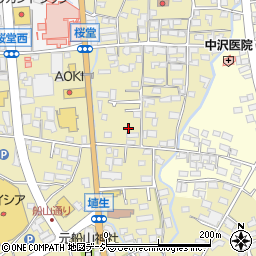 長野県千曲市桜堂周辺の地図