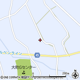 長野県大町市平二ツ屋2439周辺の地図