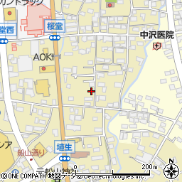 長野県千曲市桜堂446周辺の地図