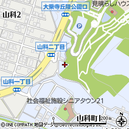 石川県金沢市山科町リ周辺の地図