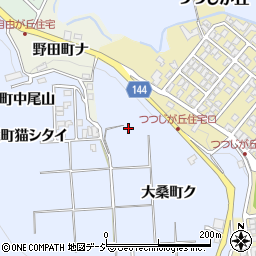 石川県金沢市大桑町中平1周辺の地図