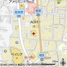 長野県千曲市桜堂380周辺の地図