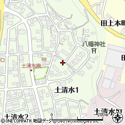 石川県金沢市土清水1丁目315周辺の地図