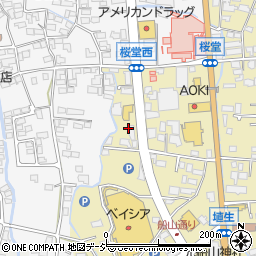 エヴァー更埴店周辺の地図