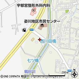 栃木県宇都宮市西川田町805周辺の地図
