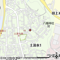 石川県金沢市土清水1丁目313周辺の地図