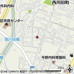 栃木県宇都宮市西川田町951周辺の地図