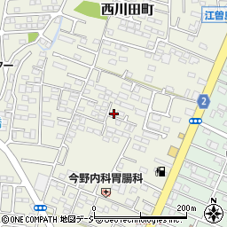 栃木県宇都宮市西川田町958周辺の地図