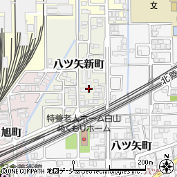 石川県白山市八ツ矢新町周辺の地図