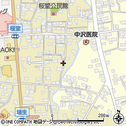長野県千曲市桜堂389周辺の地図