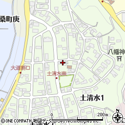 石川県金沢市土清水1丁目301周辺の地図