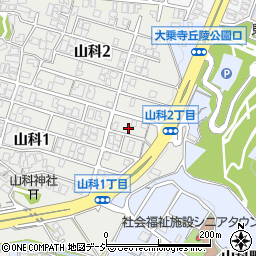 石川県金沢市山科1丁目25-34周辺の地図