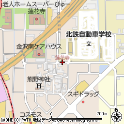 蓮花寺周辺の地図