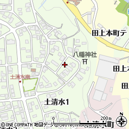 石川県金沢市土清水1丁目321周辺の地図