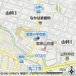 金沢市消防局　金沢市第一消防団富樫分団周辺の地図