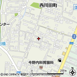 栃木県宇都宮市西川田町952周辺の地図